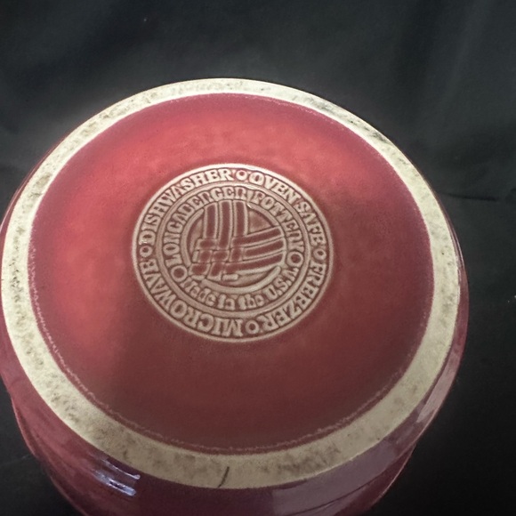 Longaberger Pottery Woven Traditions Paprika Large Pitcher Excellent Condition - Picture 9 of 13